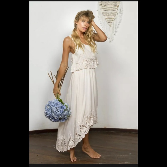 Fillyboo Maternity Nursing Dress Cream M - Picture 1 of 5